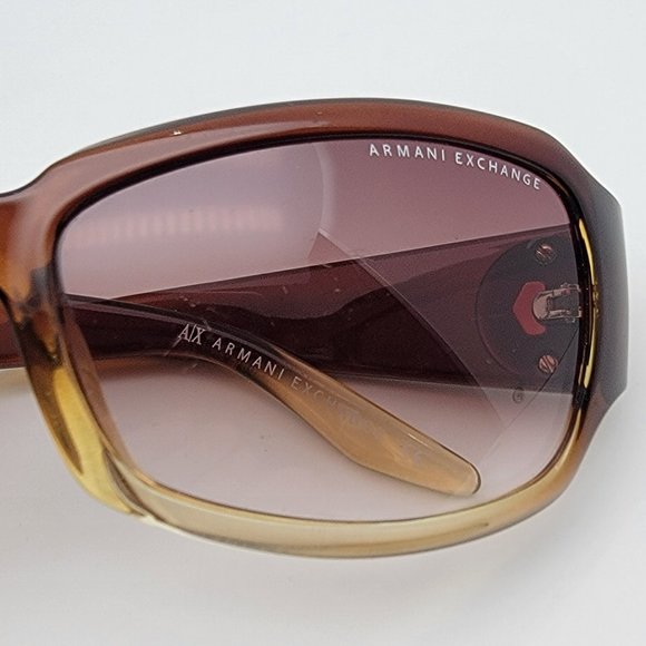 *SOLD* Armani Exchange AX062/S DC55F Brown Fade Frame Brown Lens Sunglasses - Picture 11 of 12